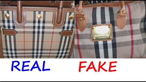 real vs fake burberry bag|how to spot a burberry bag.